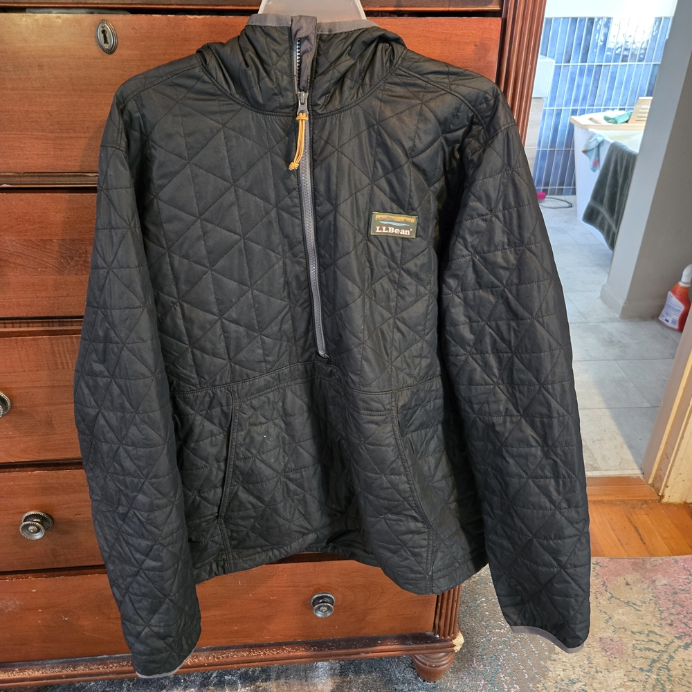 L.L. Bean Men's Black Quilted Puffer Jacket
